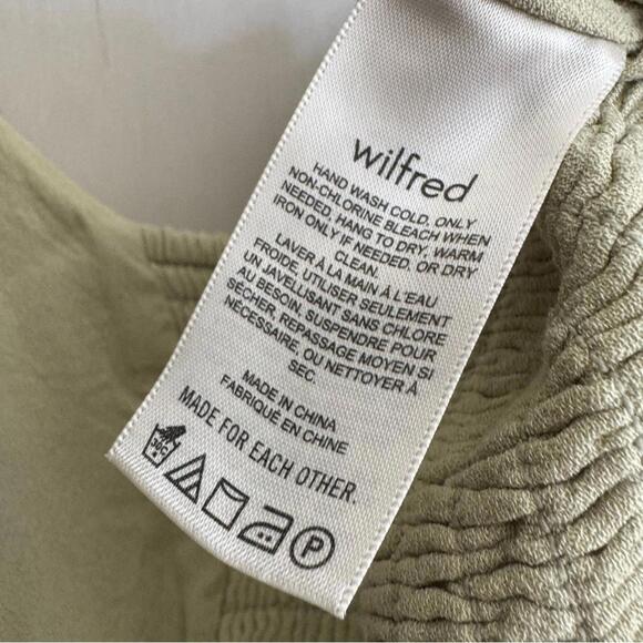 Aritzia Wilfred Novella Sweetheart Bodice Ruched Short sleeve Blouse - Picture 10 of 11